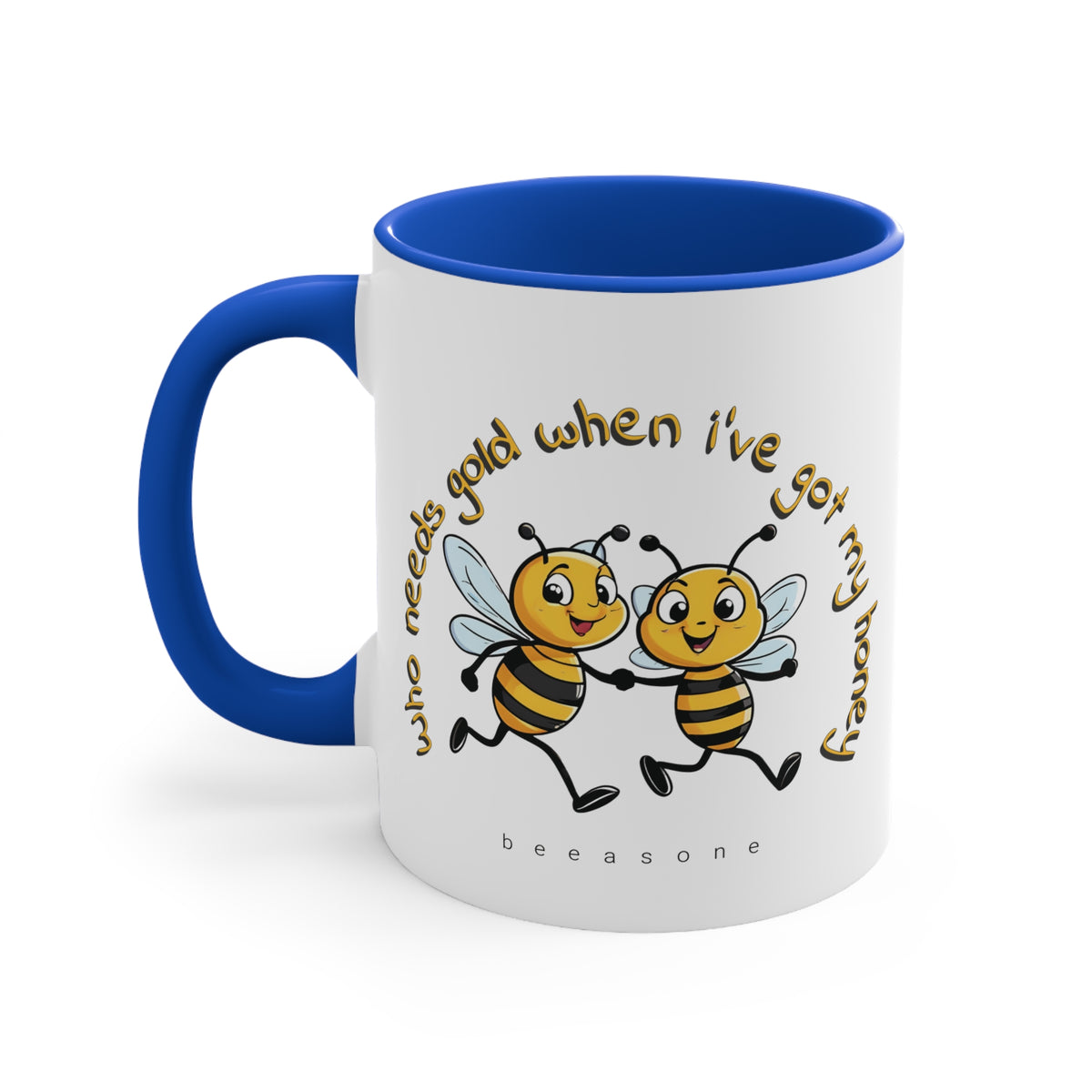Gold (honey) beeasone coloured Coffee Mug 325ml (Standard 11oz)