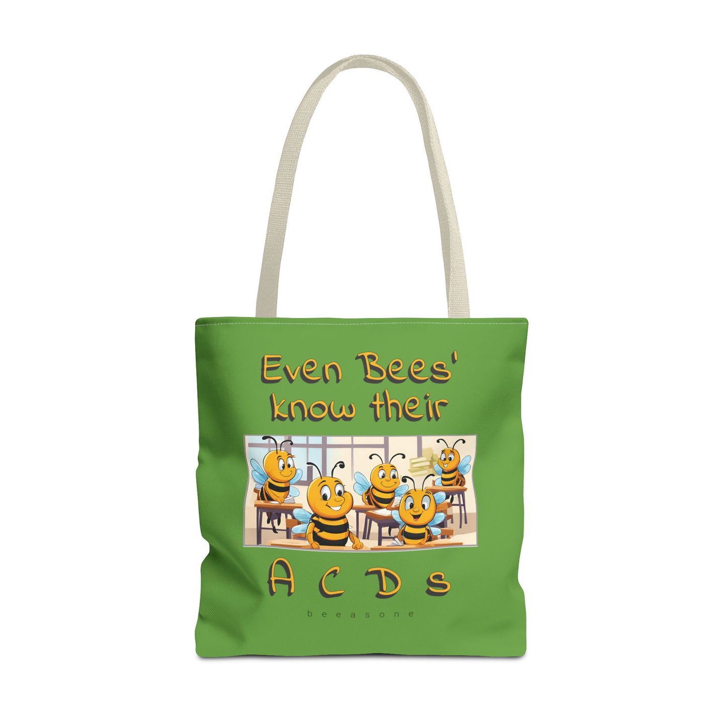 Even bees know their A C D s beeasone stylish Tote Bag Special Spelling Bee Promotion