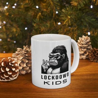 Lockdown Kids Gorilla Double-Sided Coffee Cup