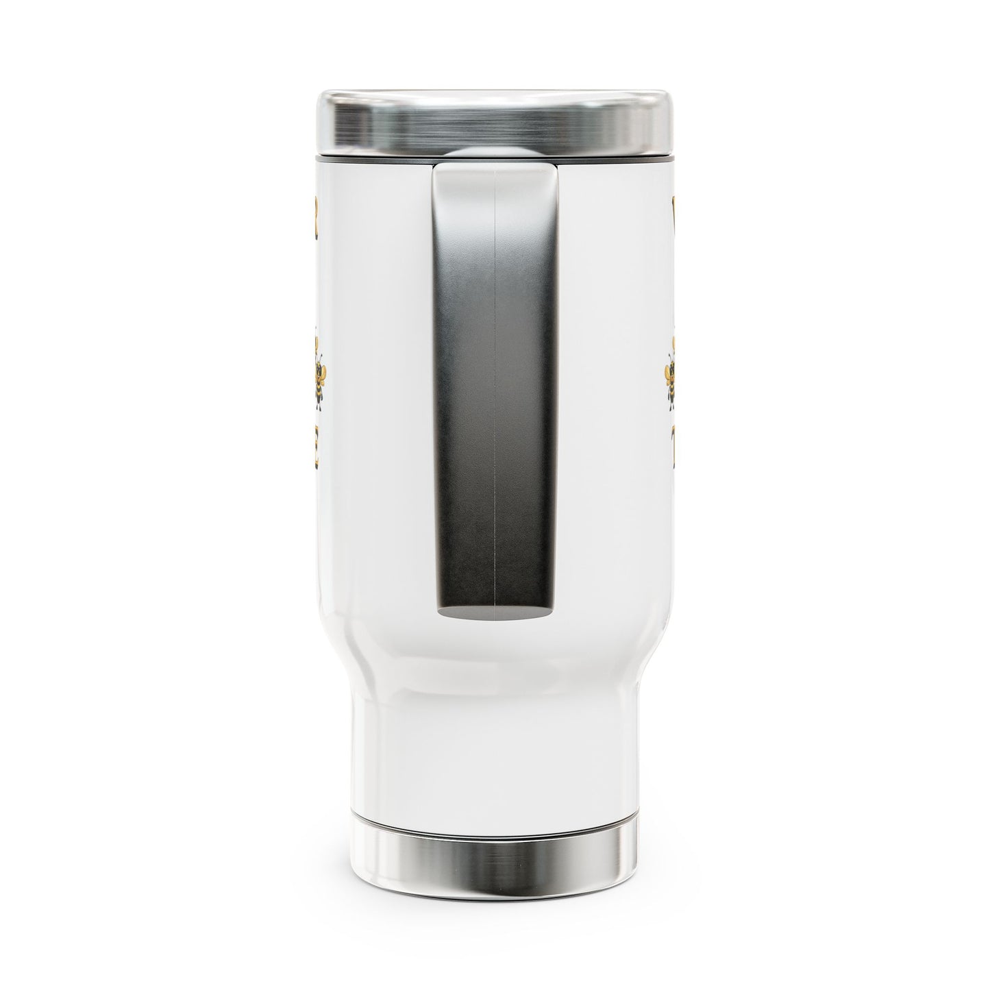 Vote for Team Bee beeasone Stainless Steel Travel Mug with Handle, 14oz (410mls)