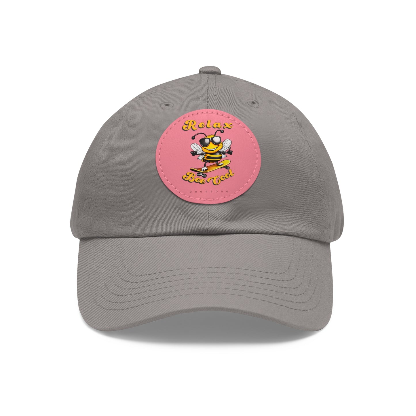 Relax Bee Cool beeasone Hat with round leather patch