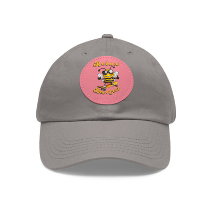 Relax Bee Cool beeasone Hat with round leather patch