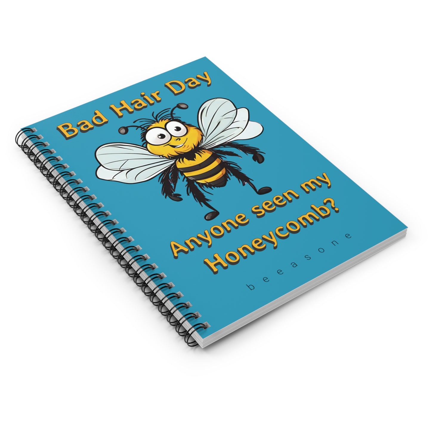 Bad Hair Day beeasone Spiral Notebook - Ruled Line. 118 page (59 sheets)