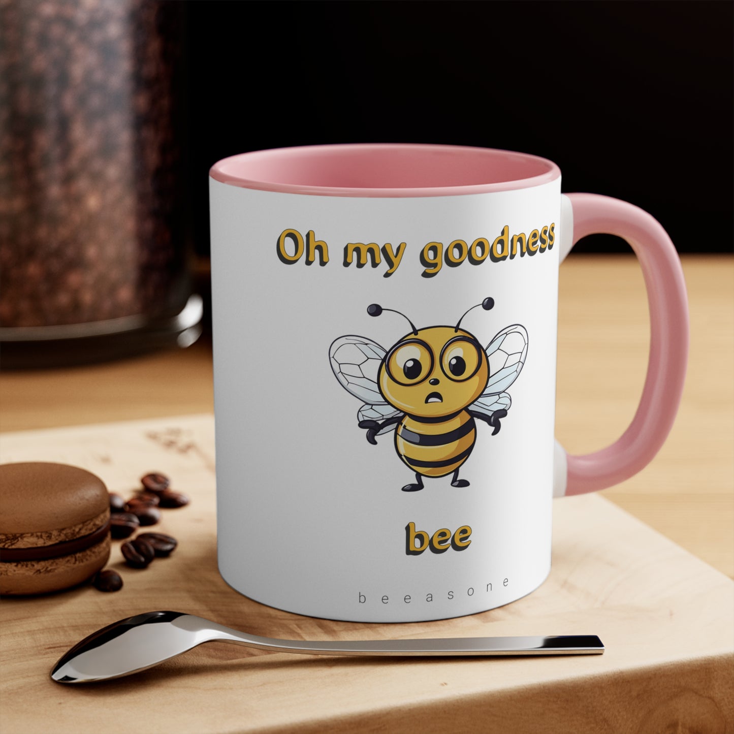 Oh My Goodness Bee beeasone coloured Coffee Mug 325ml (Standard 11oz)