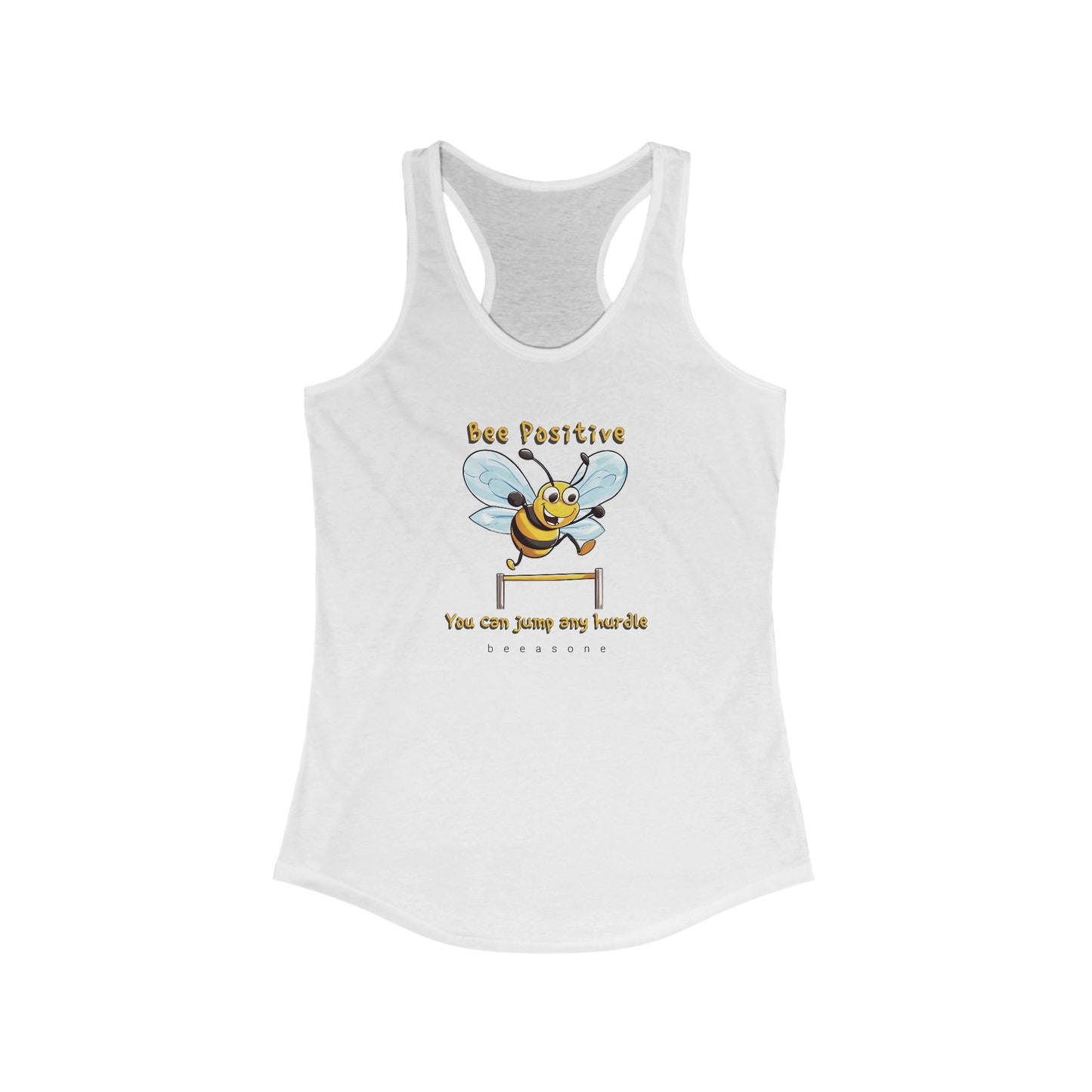 Bee Positive beeasone Women's Ideal Cool Racerback Tank Top