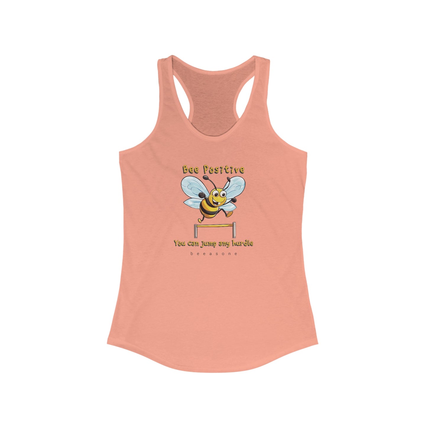 Bee Positive beeasone Women's Ideal Cool Racerback Tank Top