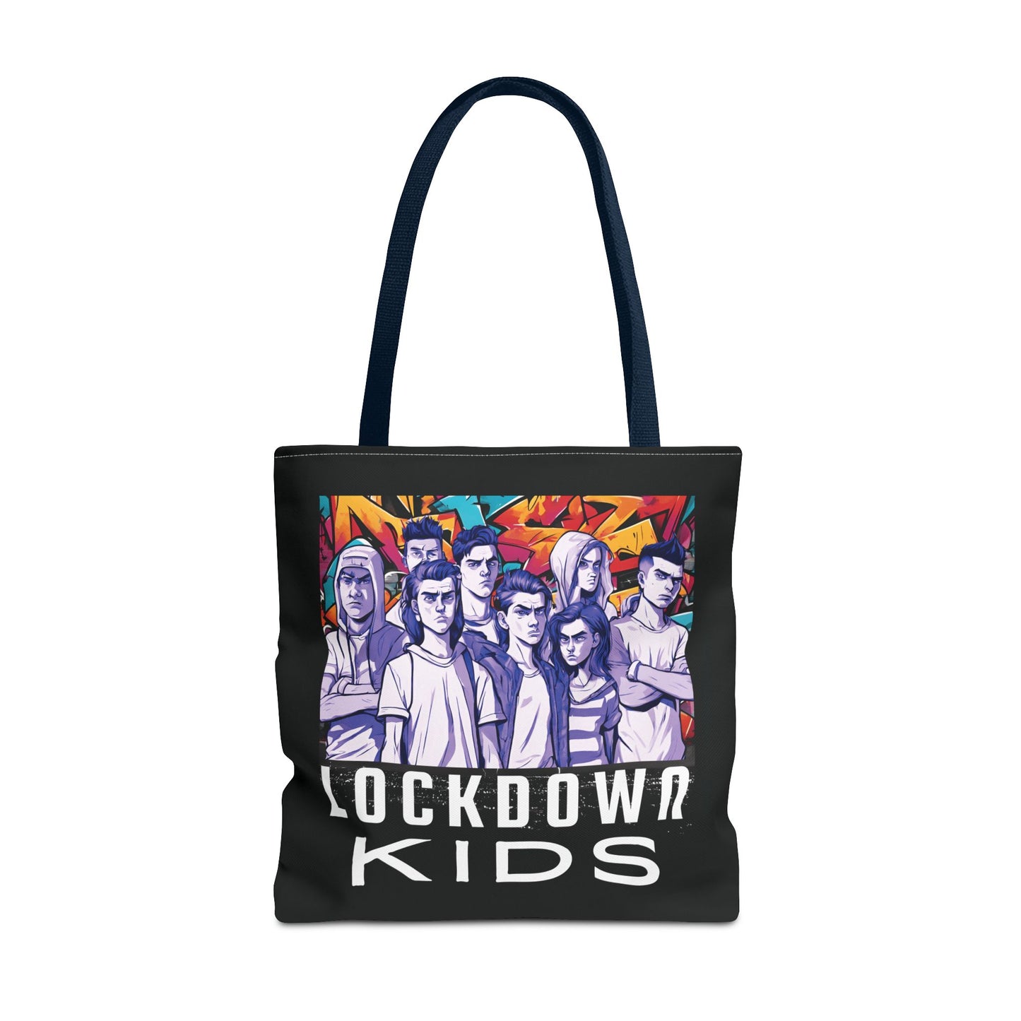 Lockdown Kids - T o t e  B a g - V6i on one side & Folded Gorilla on the other