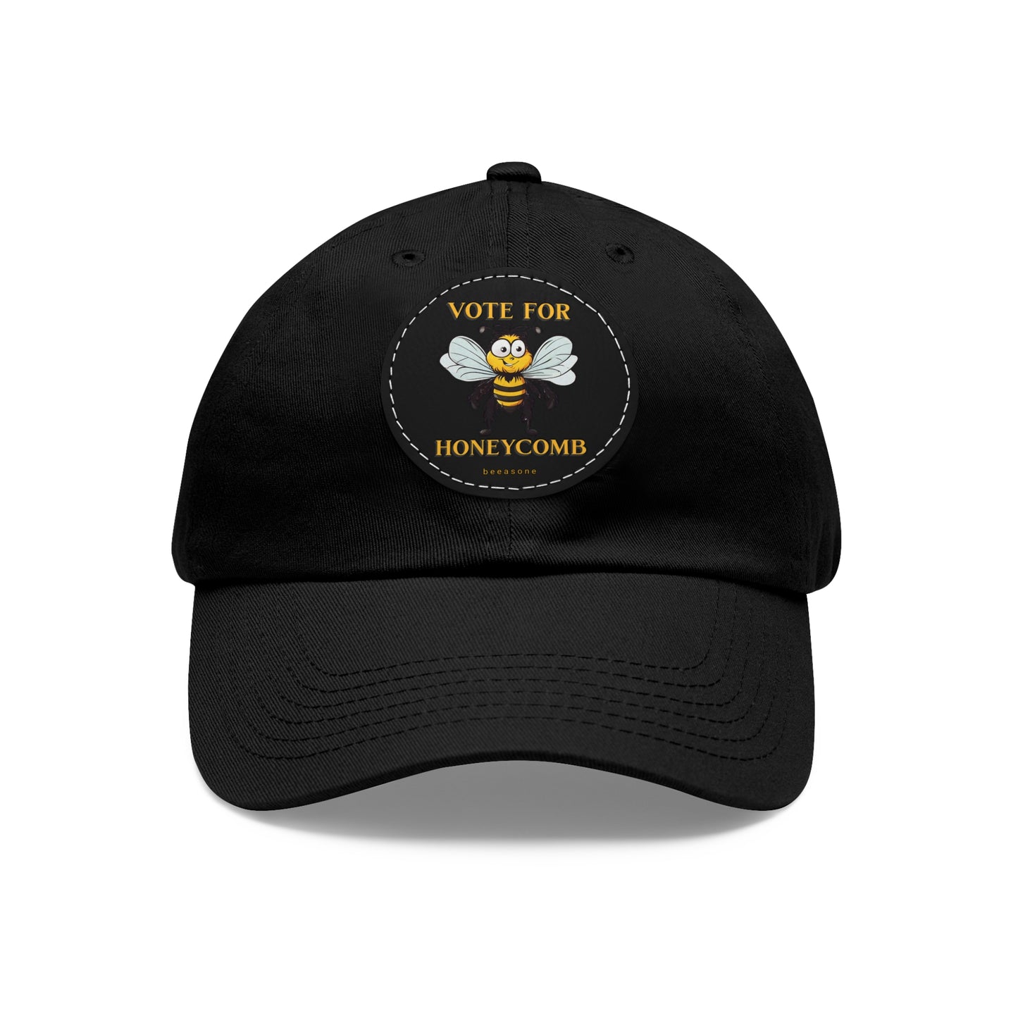 Vote for Honeycomb beeasone Hat with round leather patch