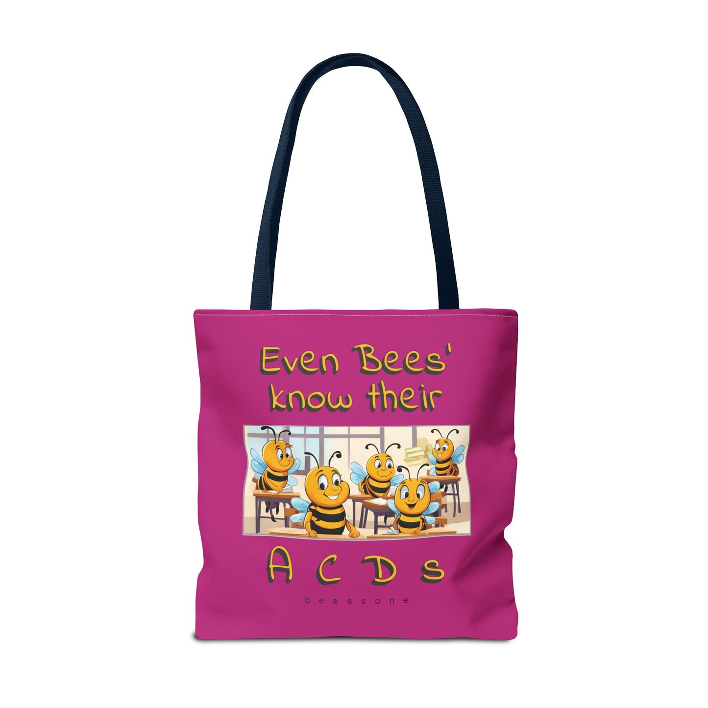 Even bees know their A C D s beeasone stylish pinke Tote Bag Special Spelling Bee Promotion