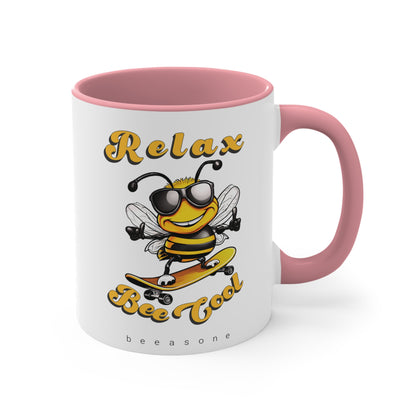 Relax with a cool beeasone coloured Coffee Mug 325ml (Standard 11oz)