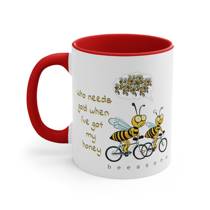 Who needs gold beeasone coloured Coffee Mug 325ml (Standard 11oz)