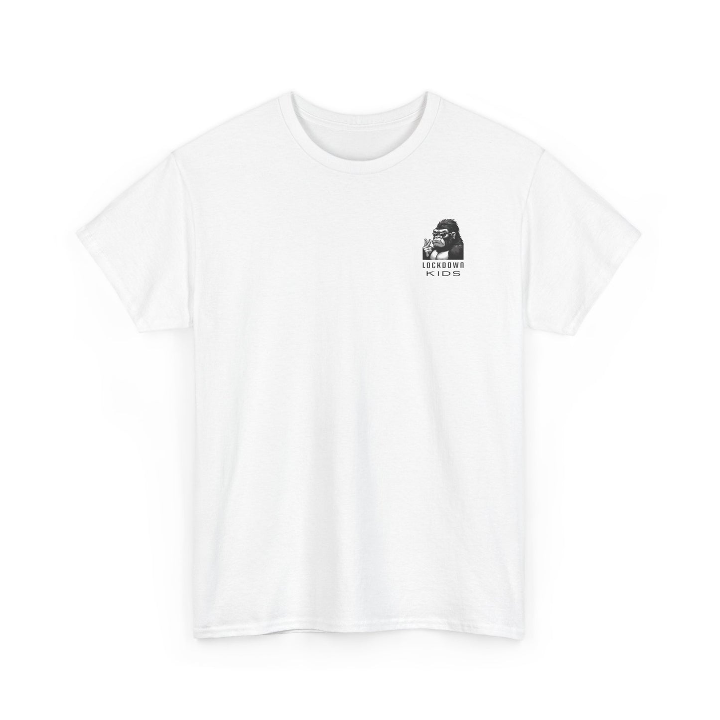 Lockdown Kids Small Gorilla - MF Heavy Cotton available in diff colors and adult sized tshirt