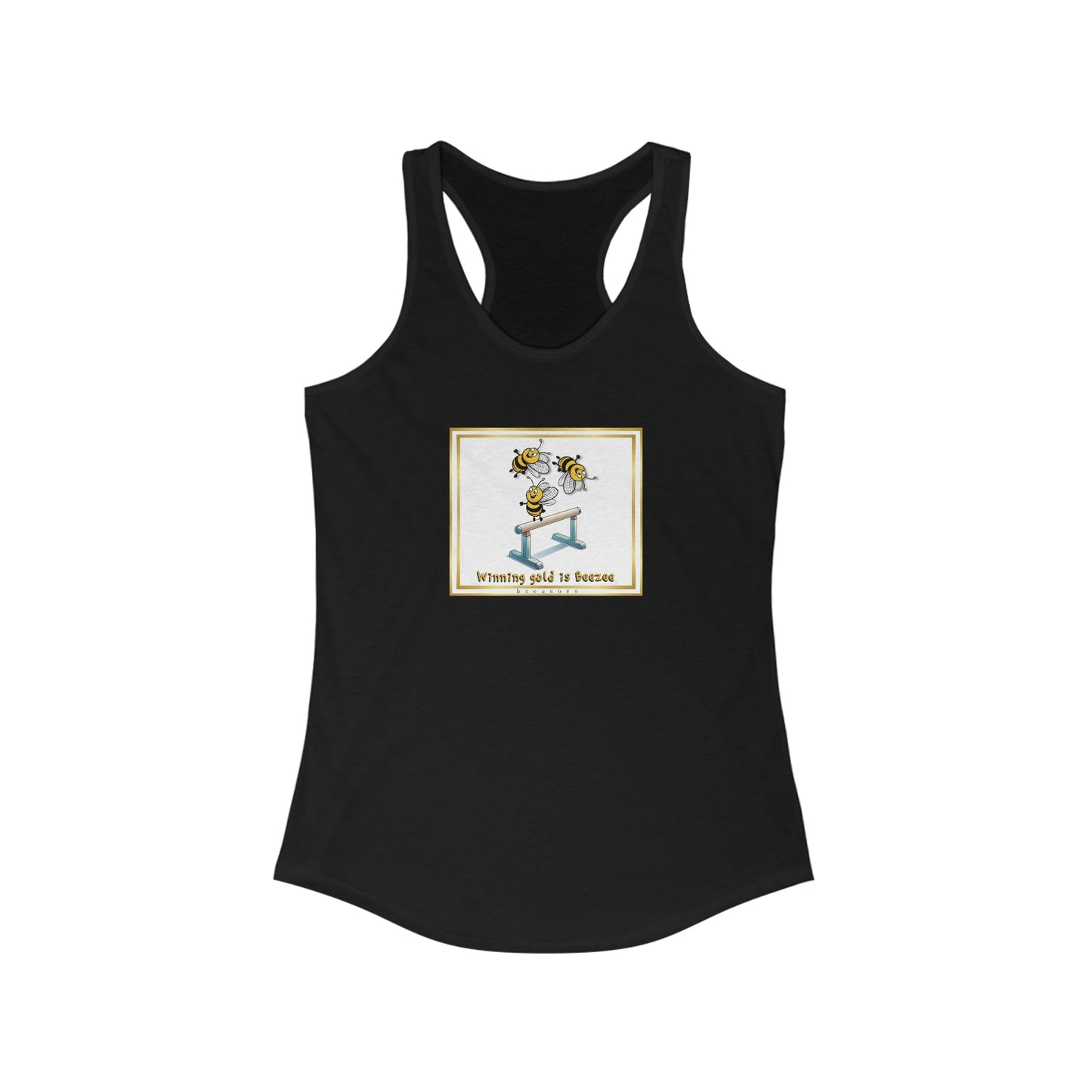 Winning gold gymnastics beeasone Women's Ideal Cool Racerback Tank Top