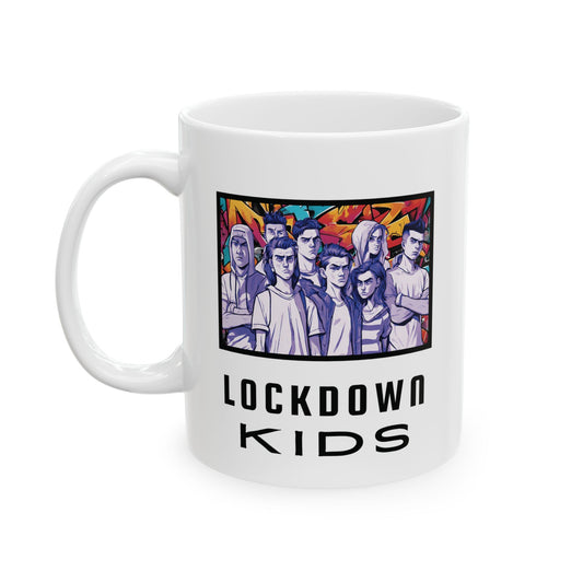 Lockdown Kids not happy after lockdowns double sided - Covid Lockdown Cup