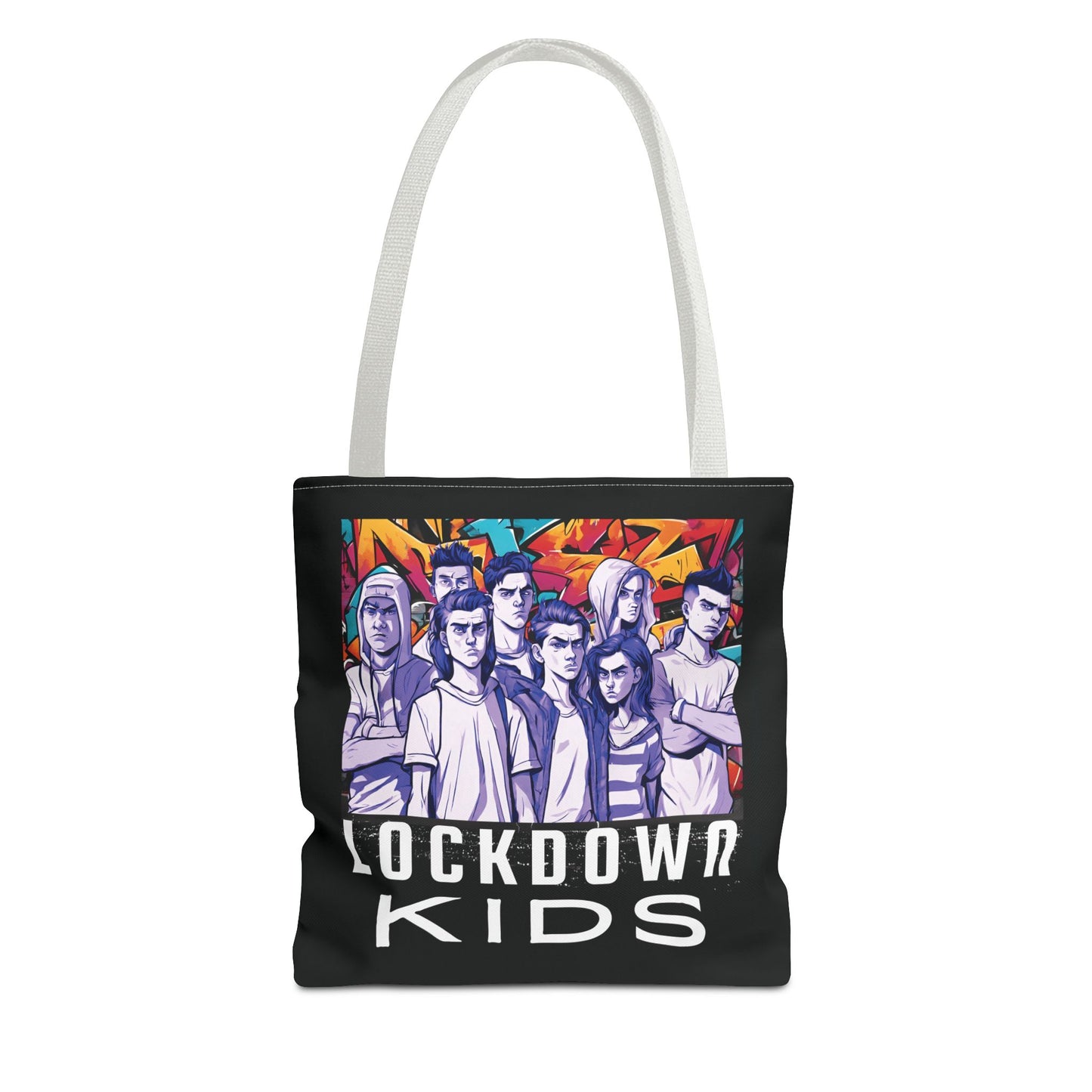Lockdown Kids - T o t e  B a g - V6i on one side & Folded Gorilla on the other