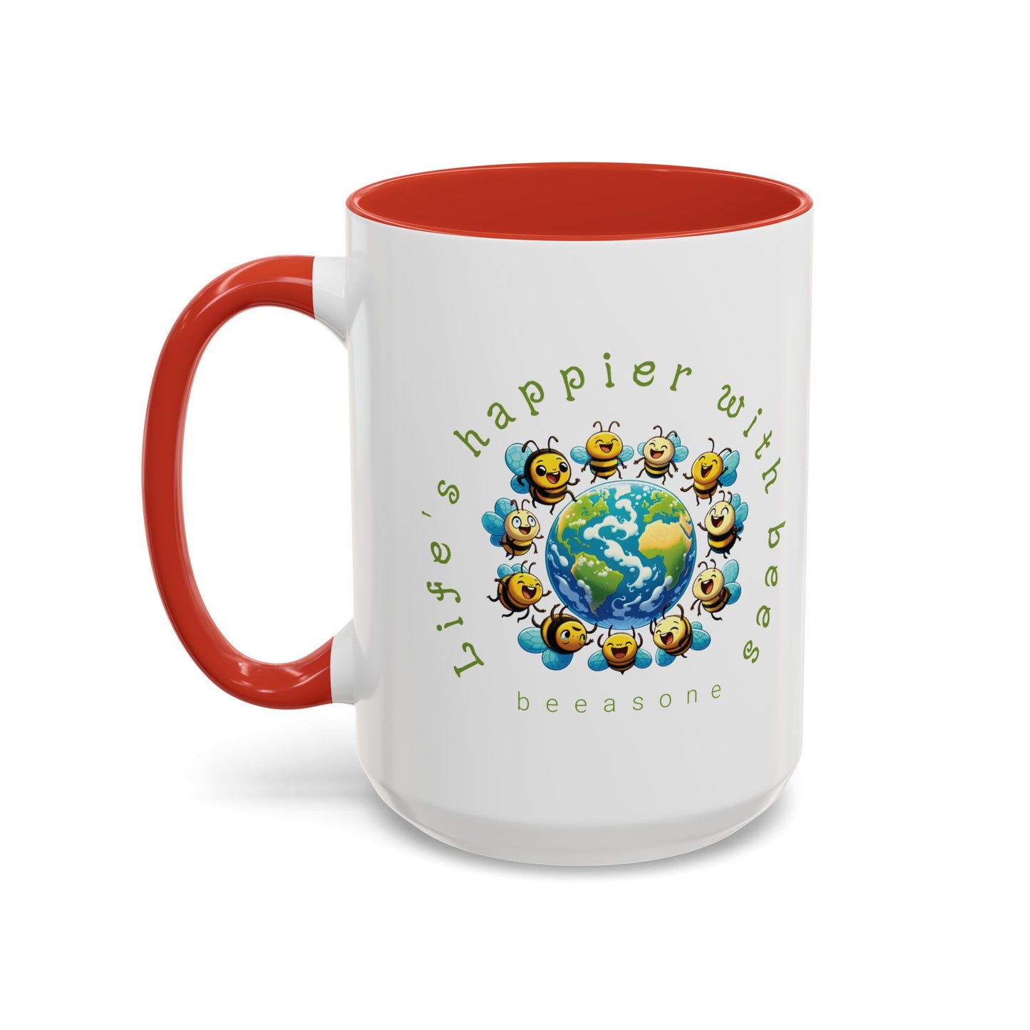 Life's Happier beeasone Hot Chocolate or Coffee Mug 11oz (325mls) or 15oz (443mls)