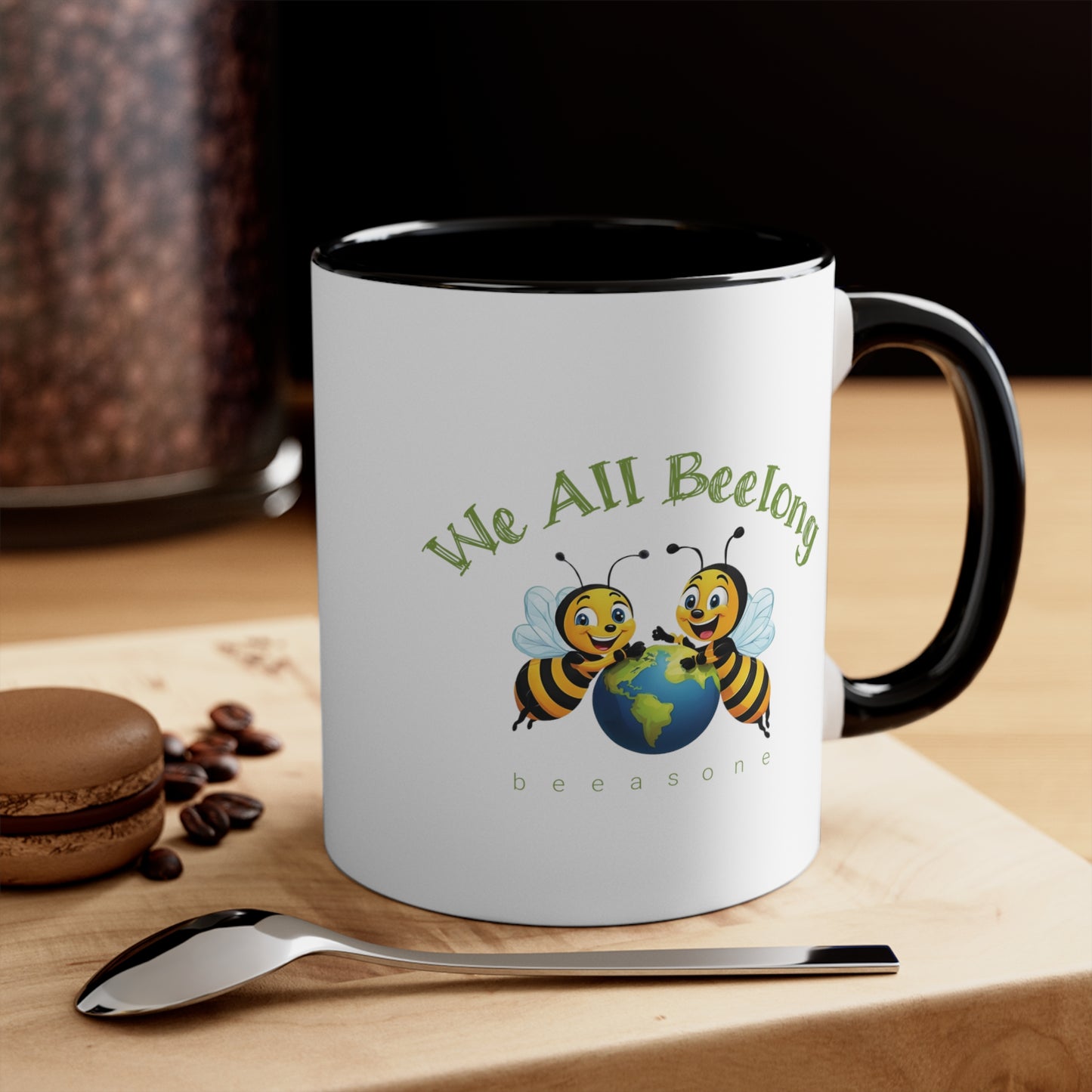 We all beelong beeasone coloured Coffee Mug 325ml (Standard 11oz) special edition