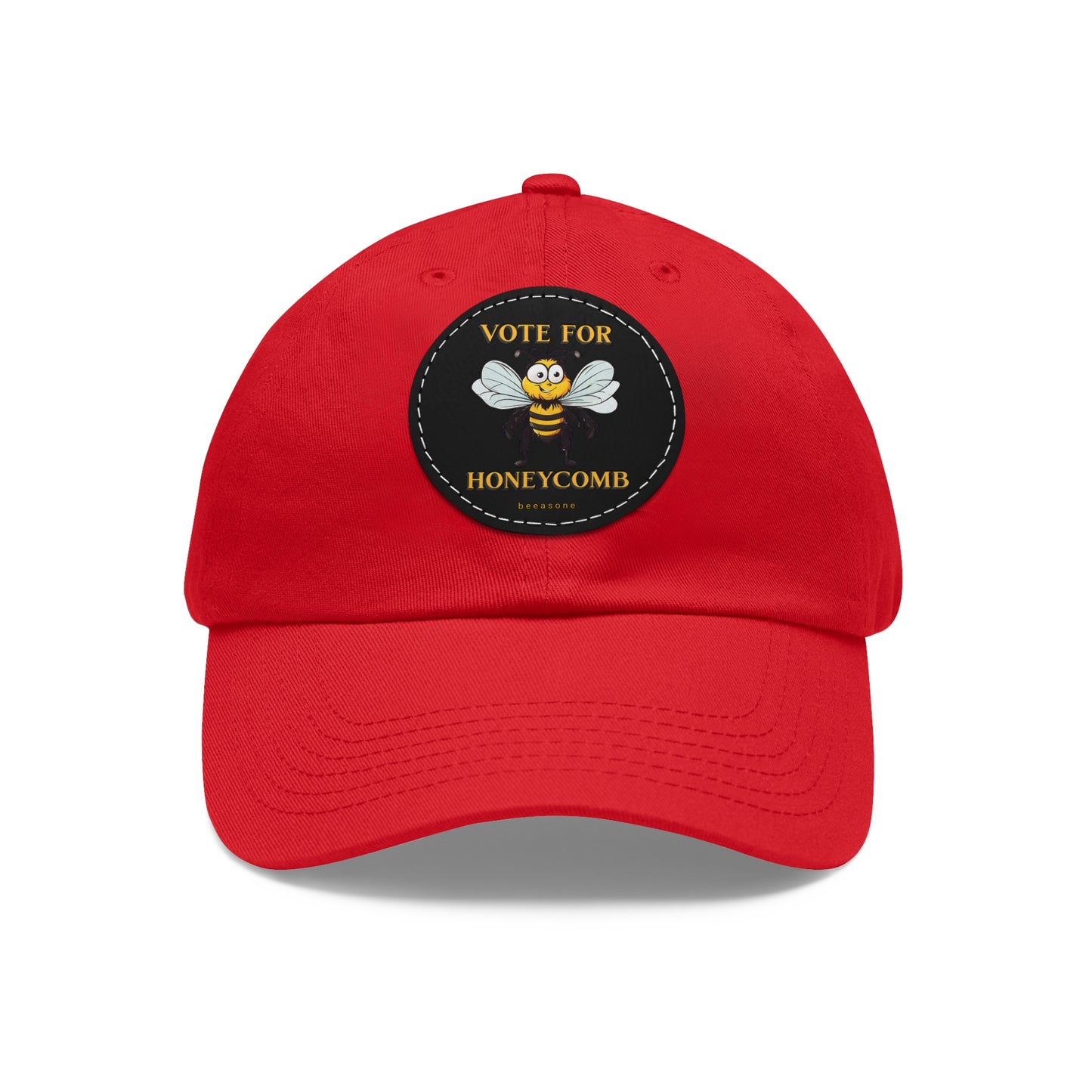 Vote for Honeycomb beeasone Hat with round leather patch