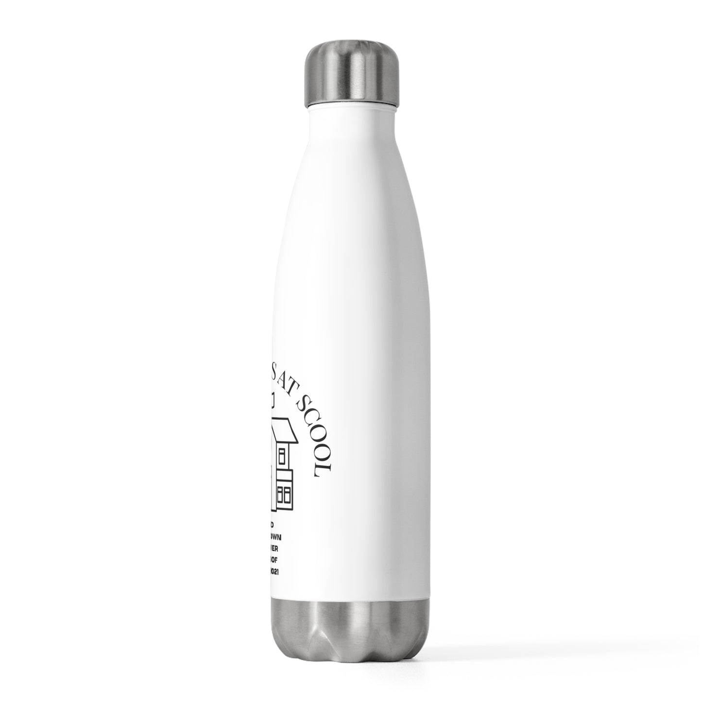 I lernt heeps at scool Lockdown 20oz (590mls) Insulated Stainless Steel Bottle with screw-on stainless steel top and silicone seal