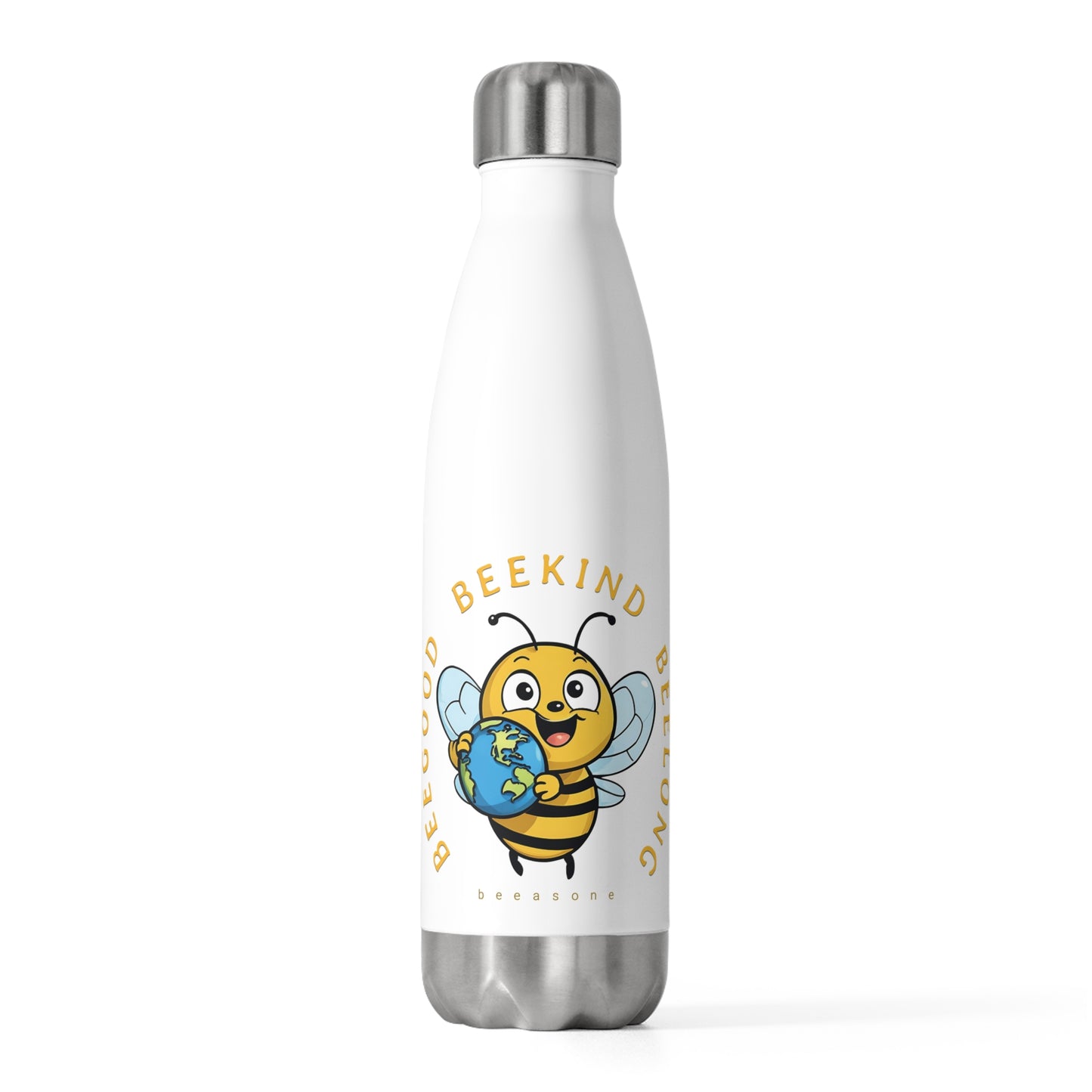 Beegood Beekind Beelong beeasone 20oz (590mls) water bottle