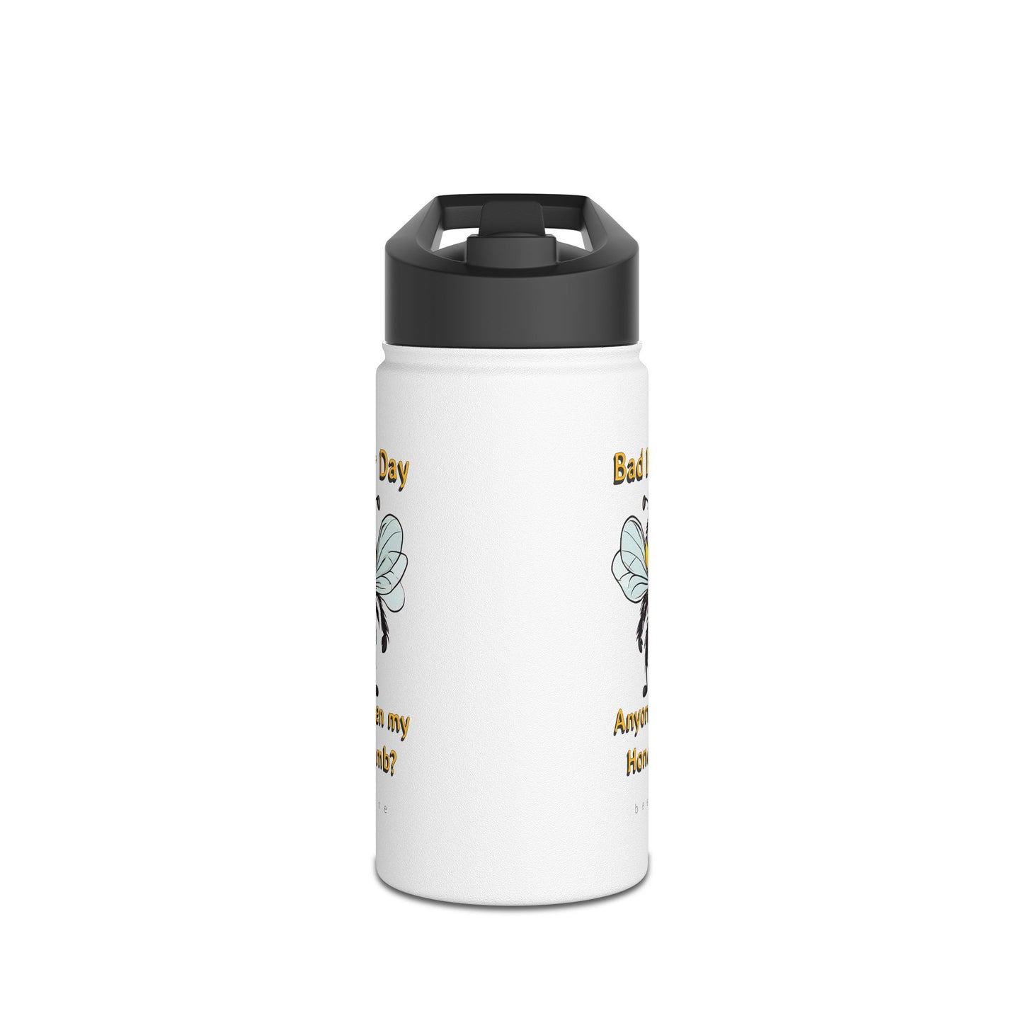 Bad Hair Day beeasone stainless steel body Water Bottle with polypropylene lid BPA free tumbler