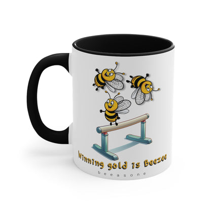 Winning Gold beeasone coloured Coffee Mug 325ml (Standard 11oz)