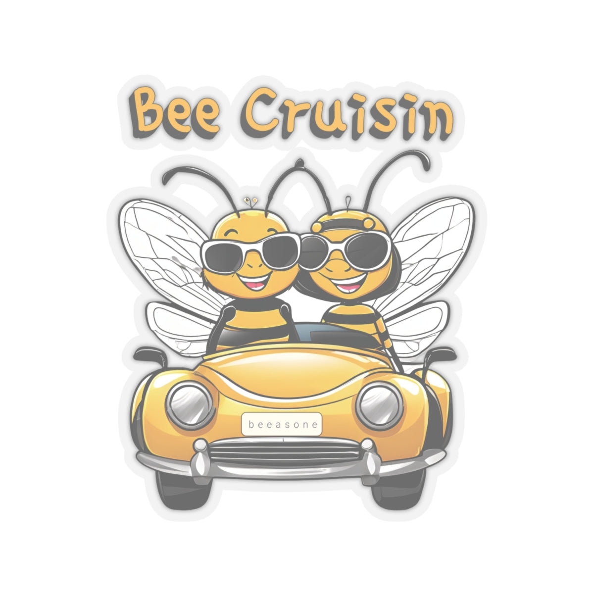 Bee Cruisin beeasone Sticker