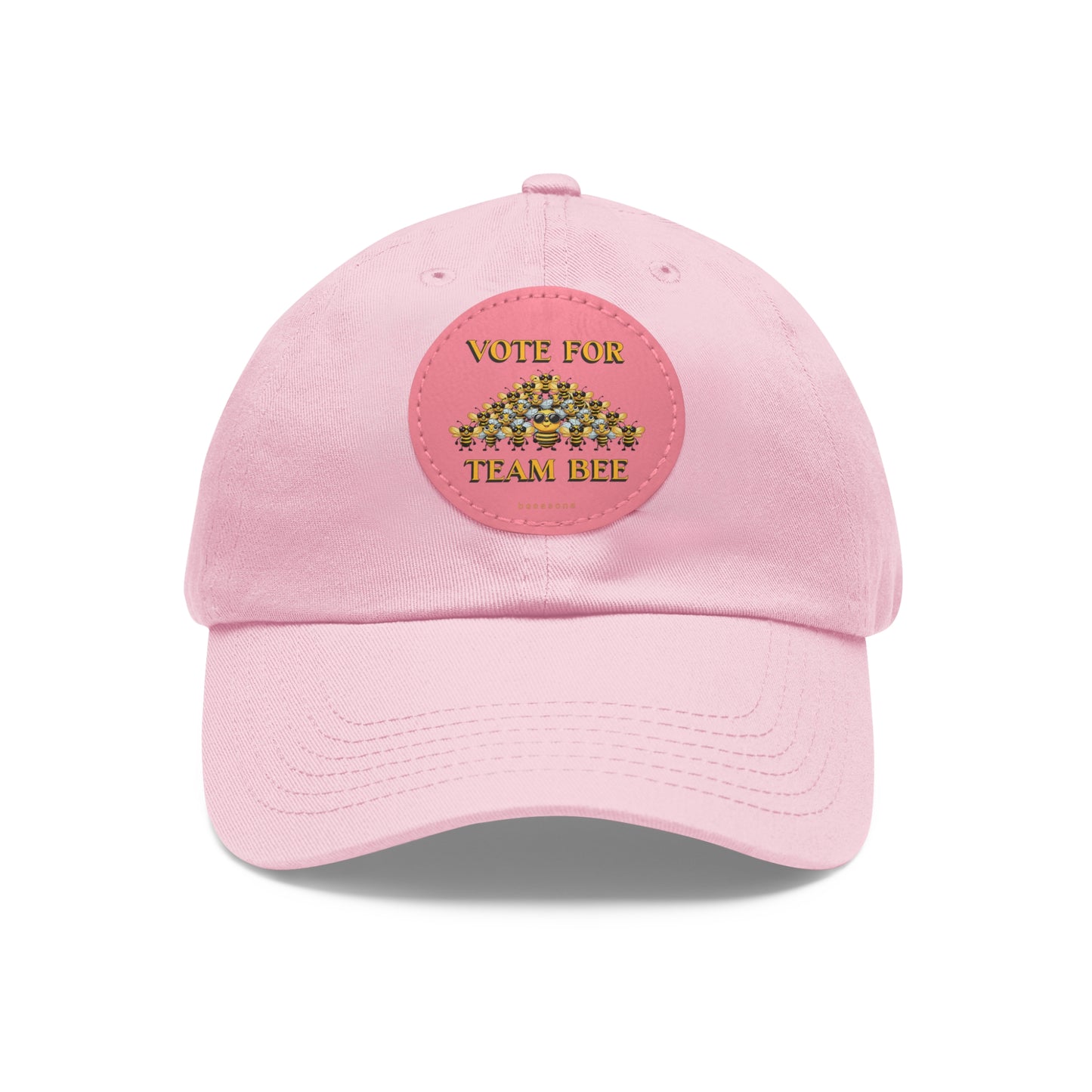 Vote for Team Bee beeasone Hat with round leather patch