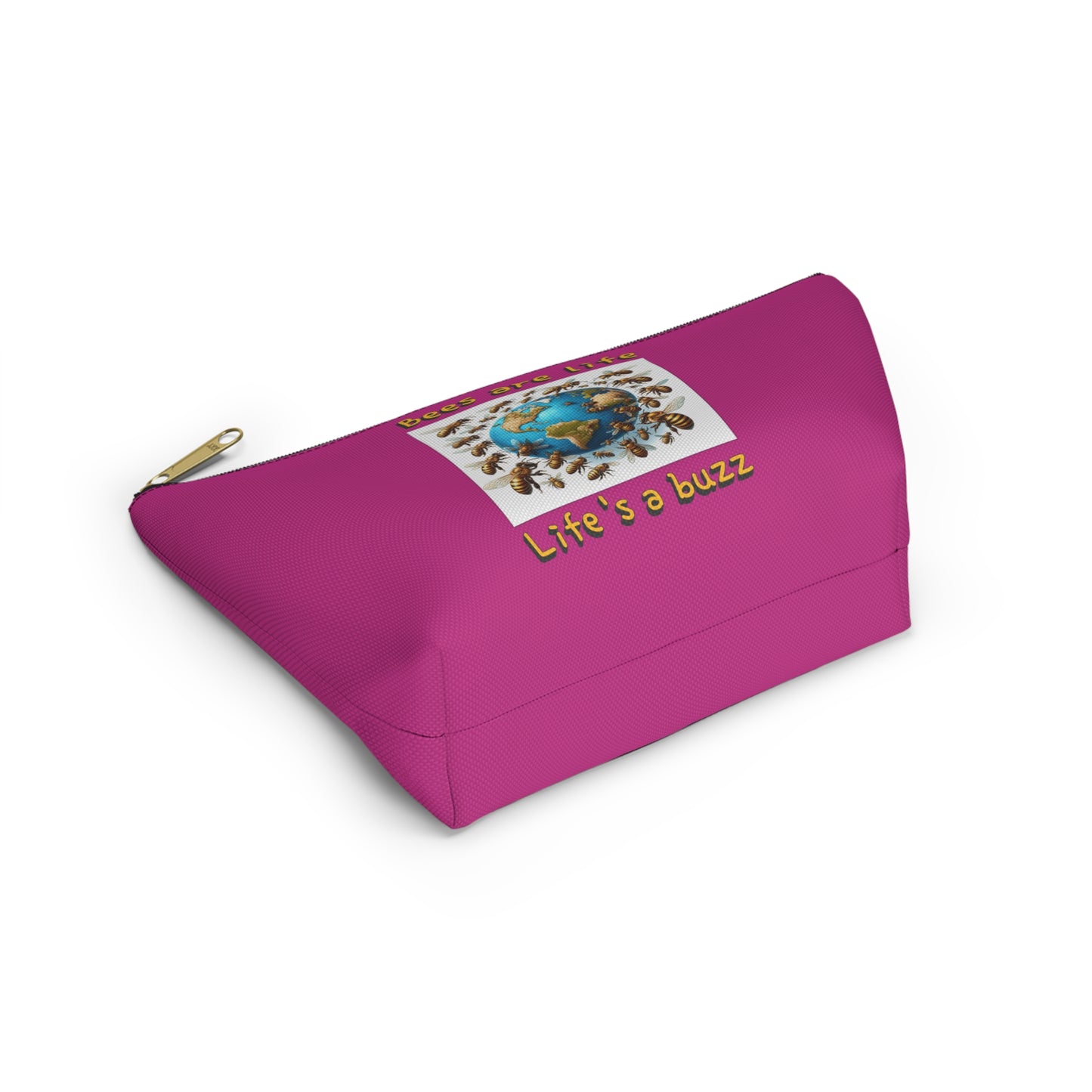 Bees are life beeasone beautiful pink accessories / cosmetics pouch