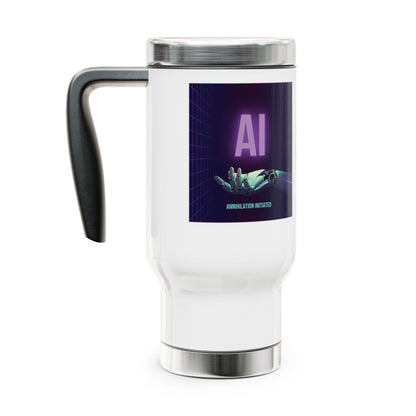 AI - Annihilation Initiated.  Handy AI Stainless Steel Traveler