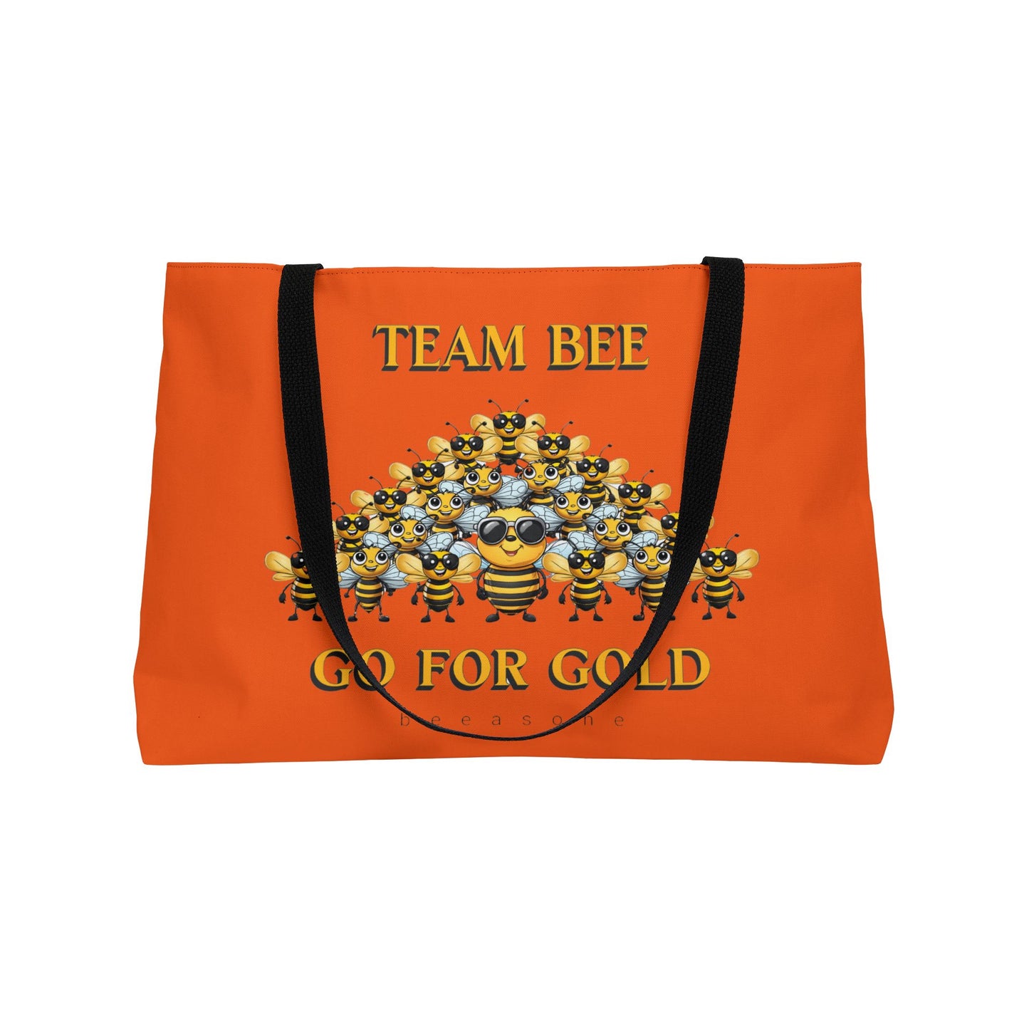 Team Bee beeasone sports tote bag Orange