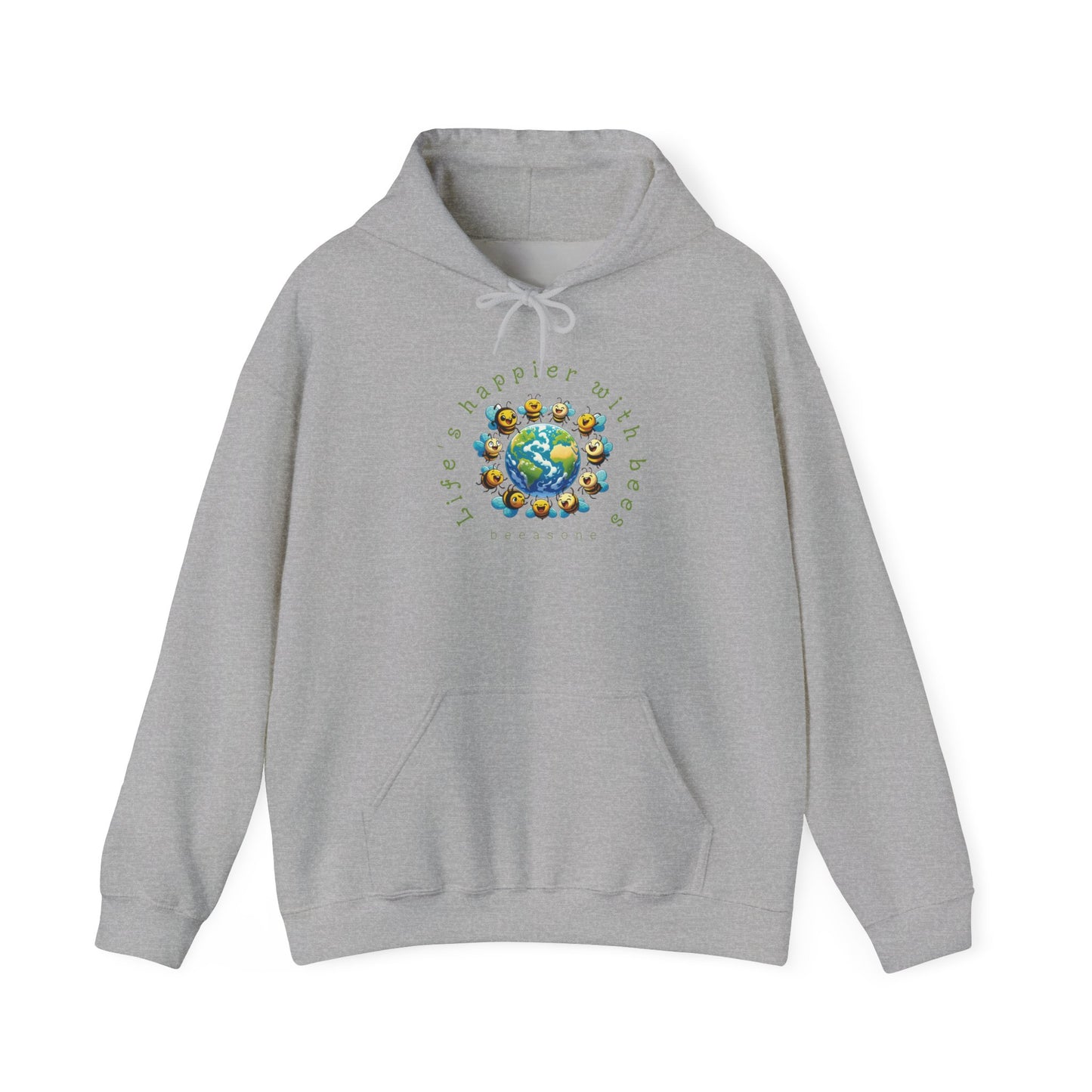 Life's Happier beeasone Unisex Heavy Blend™ Hooded Sweatshirt