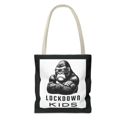 Lockdown Kids - T o t e  B a g - V6i on one side & Folded Gorilla on the other