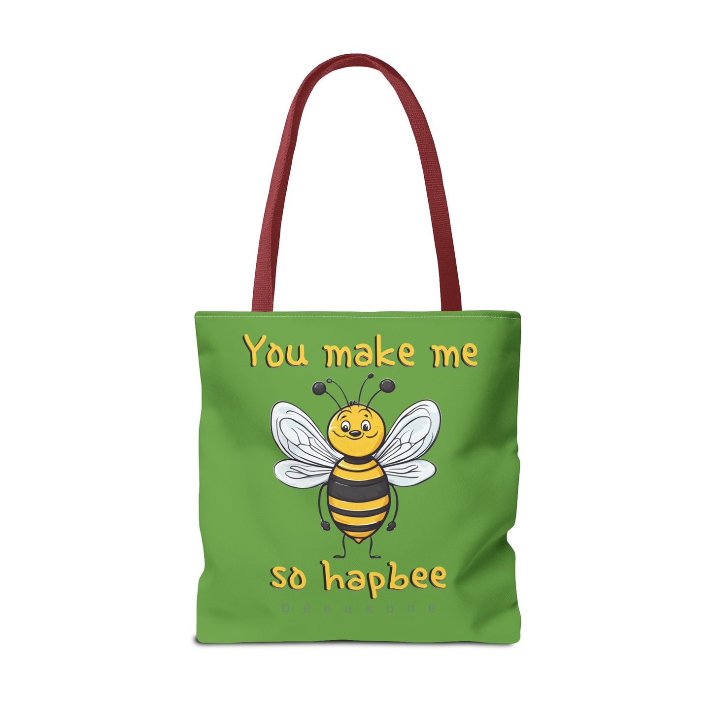 You make me so hapbee beeasone Tote Bag