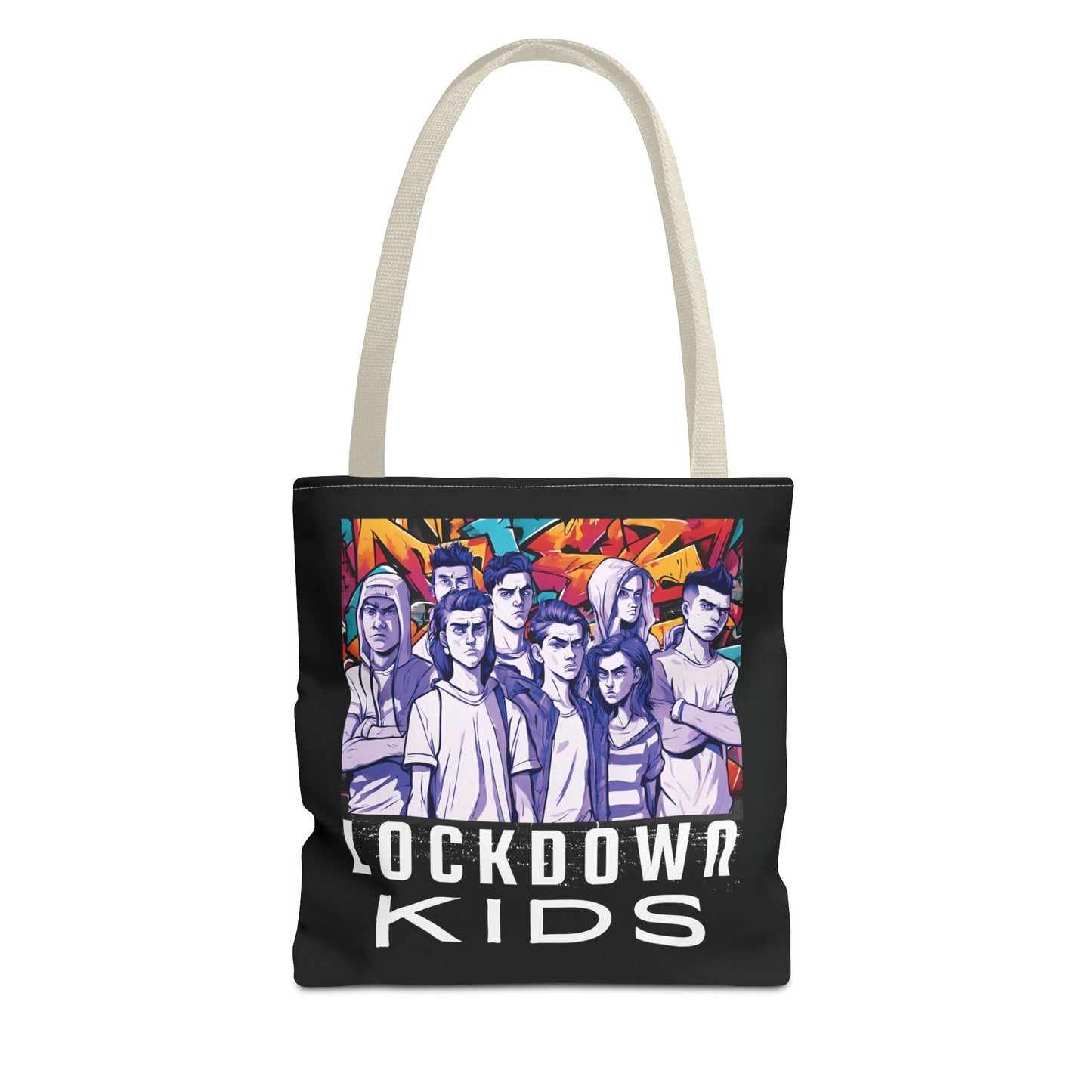 Lockdown Kids - T o t e  B a g - V6i on one side & Folded Gorilla on the other