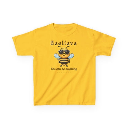 Beelieve you can do anything beeasone  Kids tee - Heavy Cotton™ Tee available in dif colors and sizes