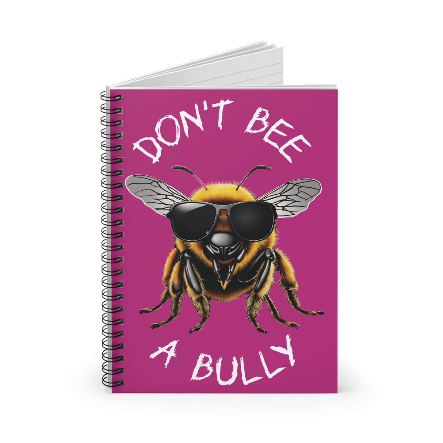 Don't bee a bully note book - pink