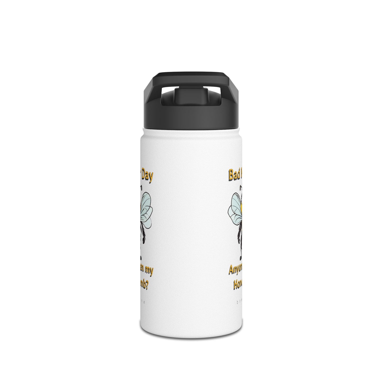 Bad Hair Day beeasone stainless steel body Water Bottle with polypropylene lid BPA free tumbler