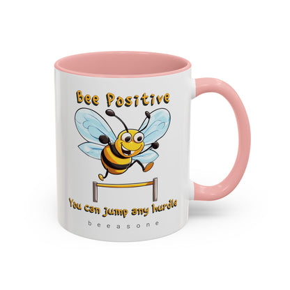 Bee Positive beeasone Hot Chocolate or Coffee Mug 11oz (325mls) or 15oz (443mls)