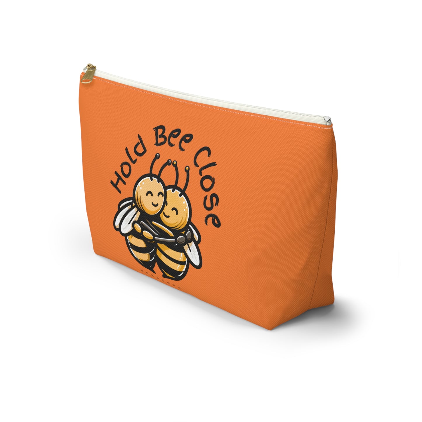 Hold Bee Close beeasone stylish accessories / cosmetics pouch - Orange