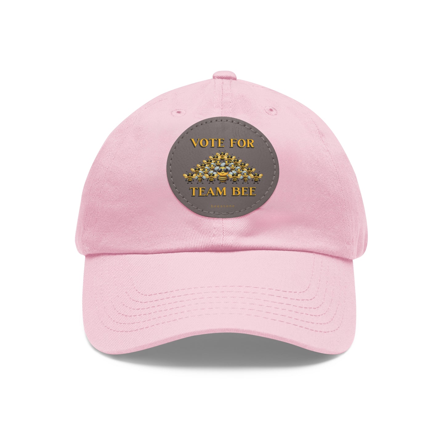 Vote for Team Bee beeasone Hat with round leather patch