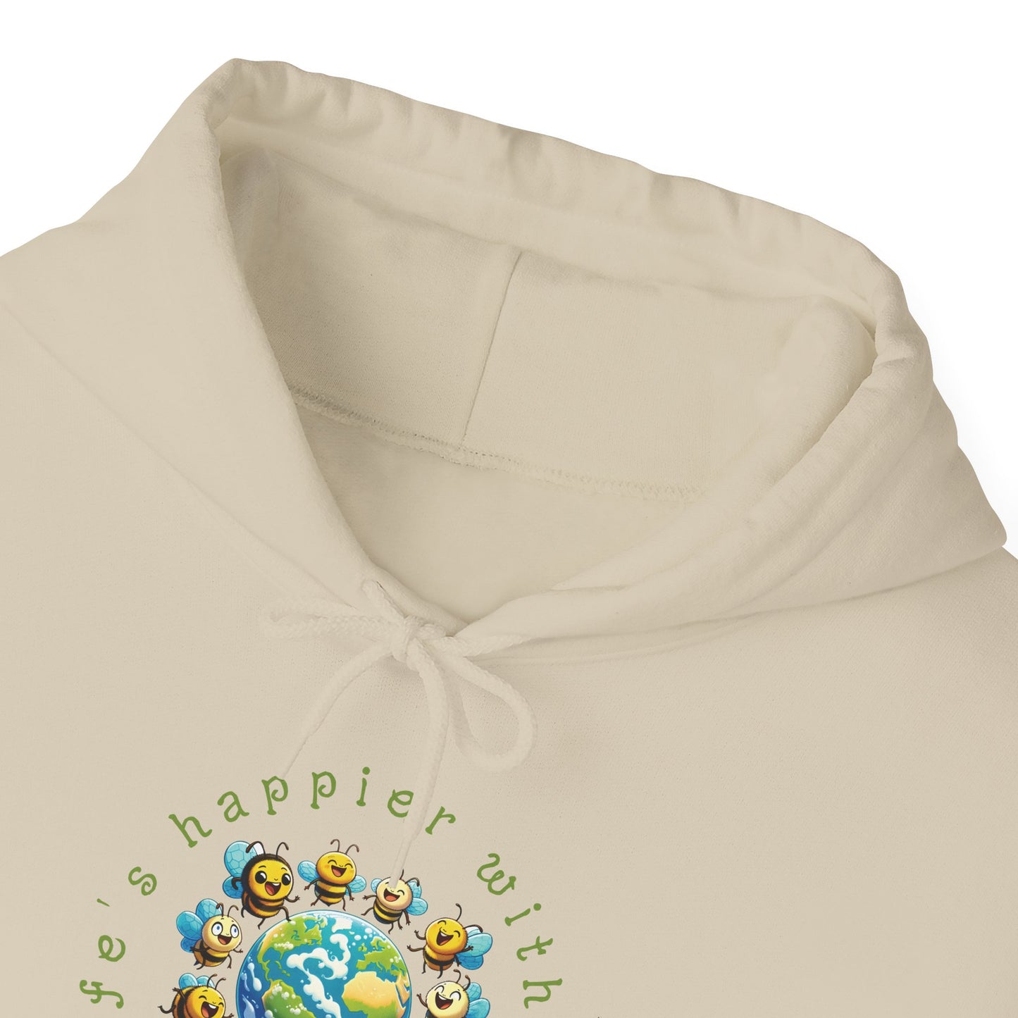 Life's Happier beeasone Unisex Heavy Blend™ Hooded Sweatshirt