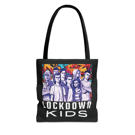 Lockdown Kids - T o t e  B a g - V6i on one side & Folded Gorilla on the other