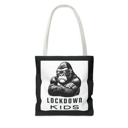 Lockdown Kids - T o t e  B a g - V6i on one side & Folded Gorilla on the other