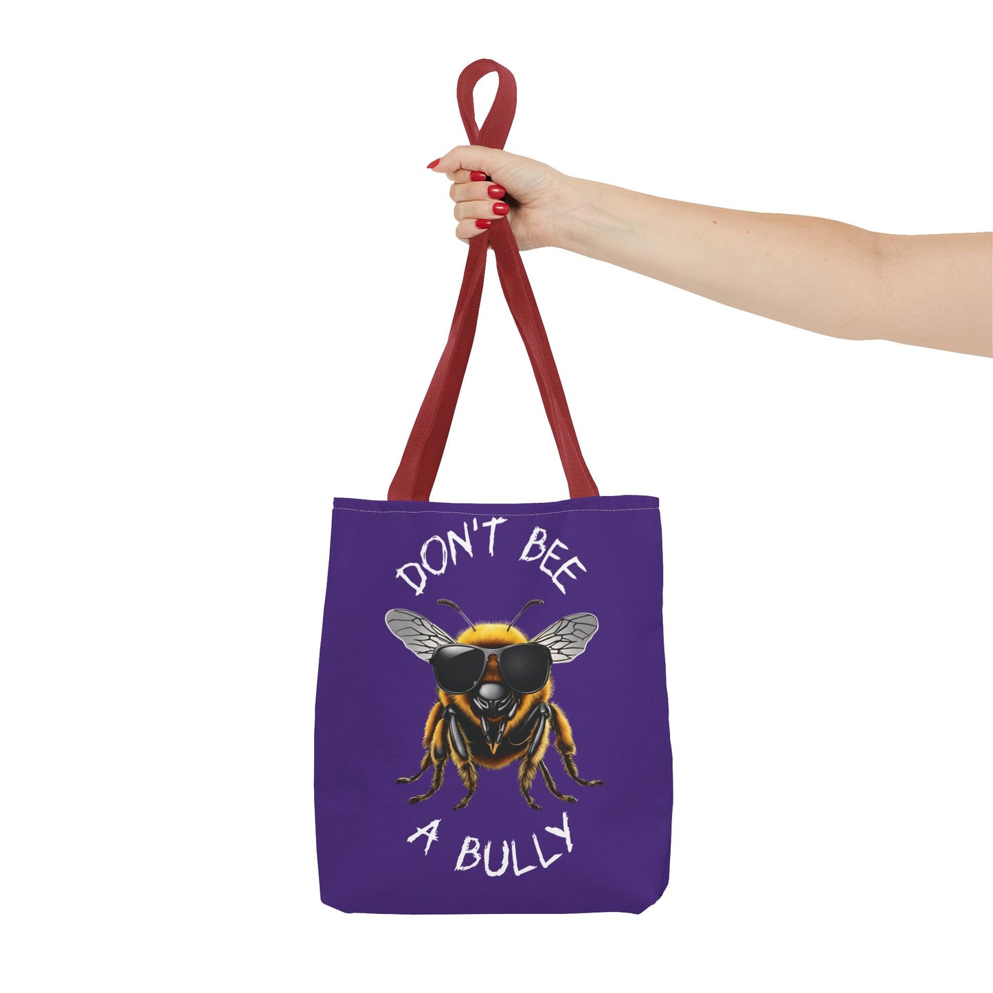 Don't bee a bully practical carry bag - purple