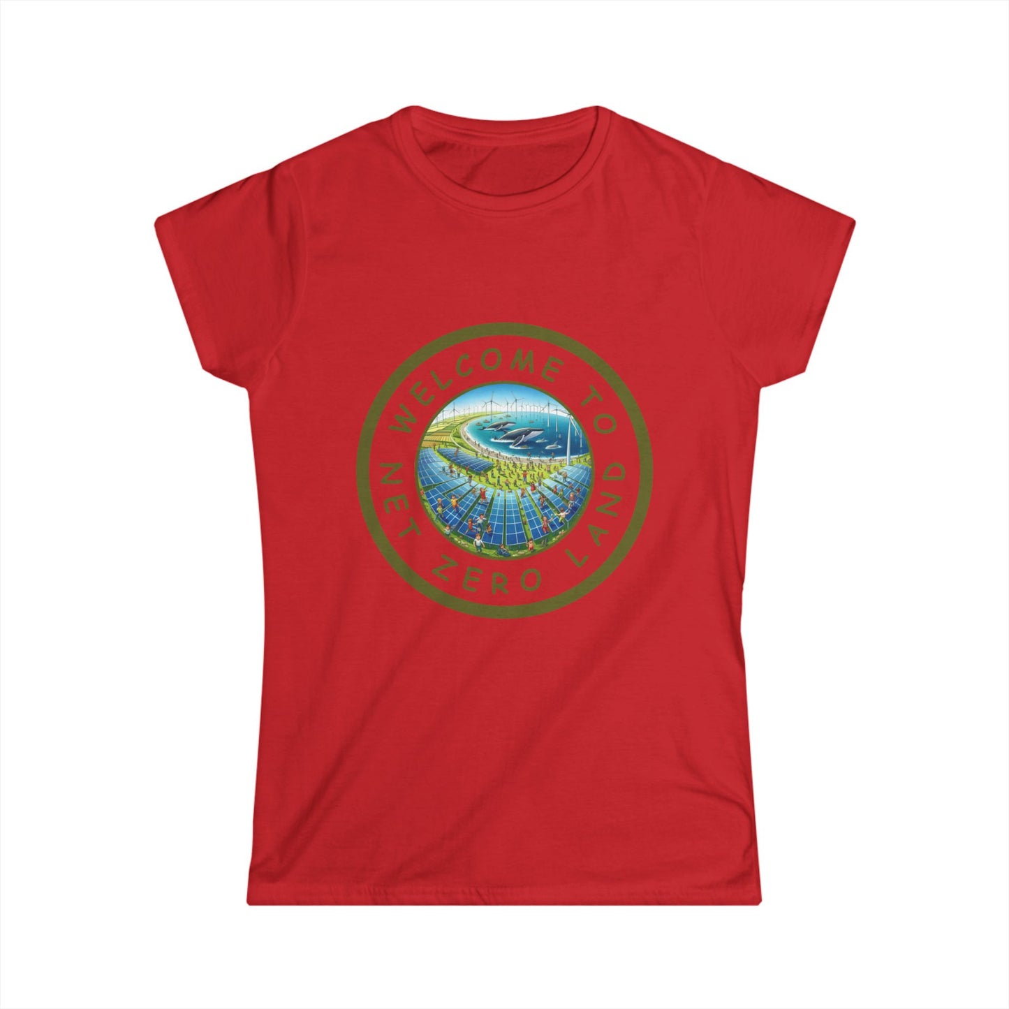 Net Zero Land - v10 - Women's Soft style Tshirt available in diff colors