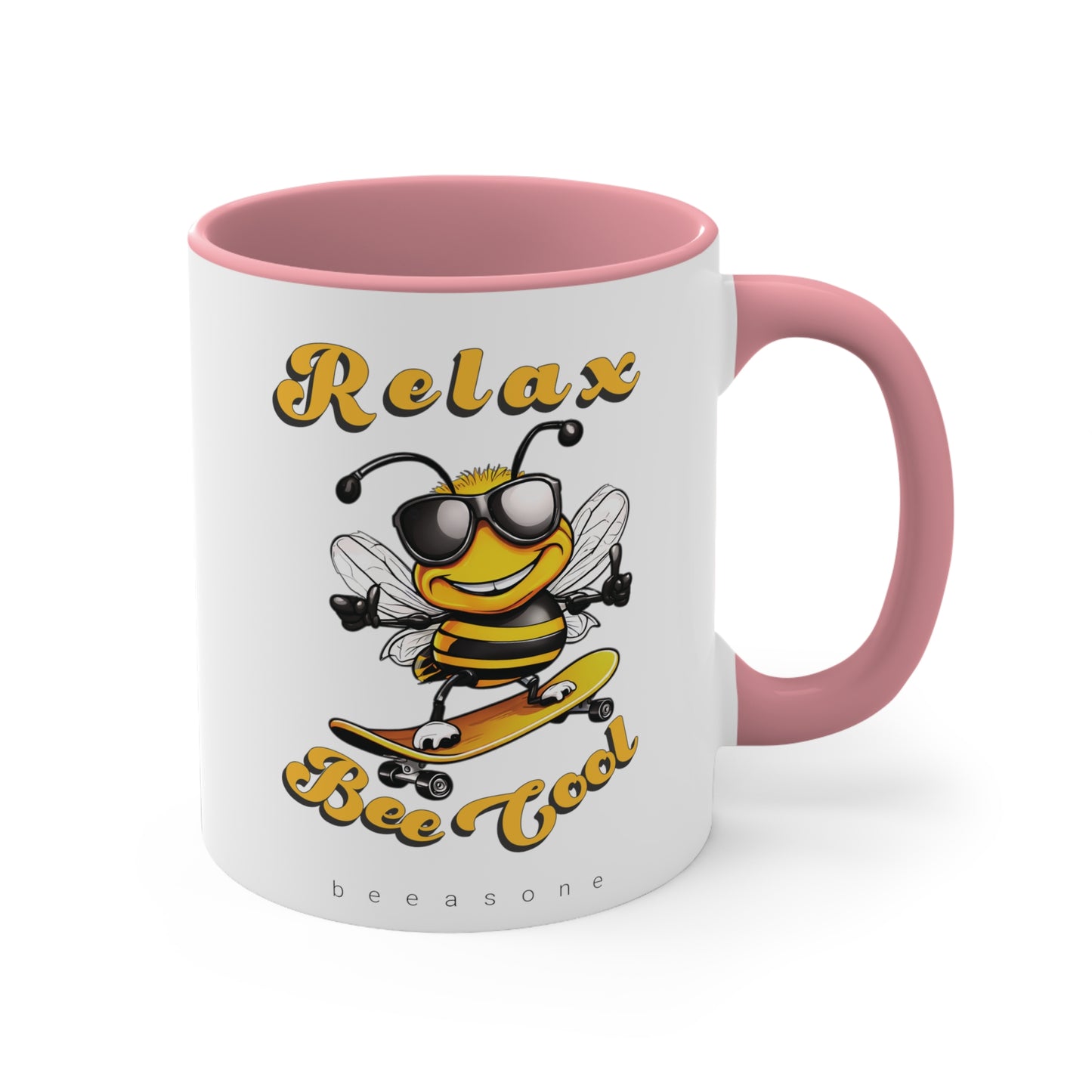 Relax with a cool beeasone coloured Coffee Mug 325ml (Standard 11oz)