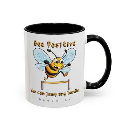 Bee Positive beeasone Hot Chocolate or Coffee Mug 11oz (325mls) or 15oz (443mls)