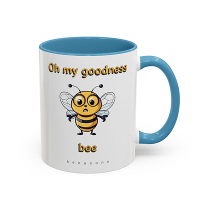 Oh my Goodness Bee beeasone Hot Chocolate or Coffee Mug (Standard size mug 11oz or 15oz lead and BPA Free)