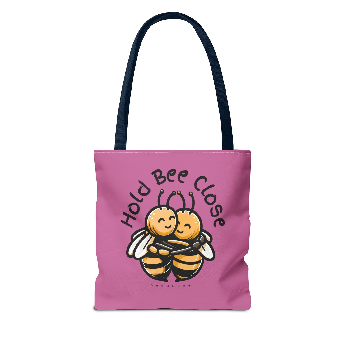 Hold bee close beeasone stylish light pink tote bag